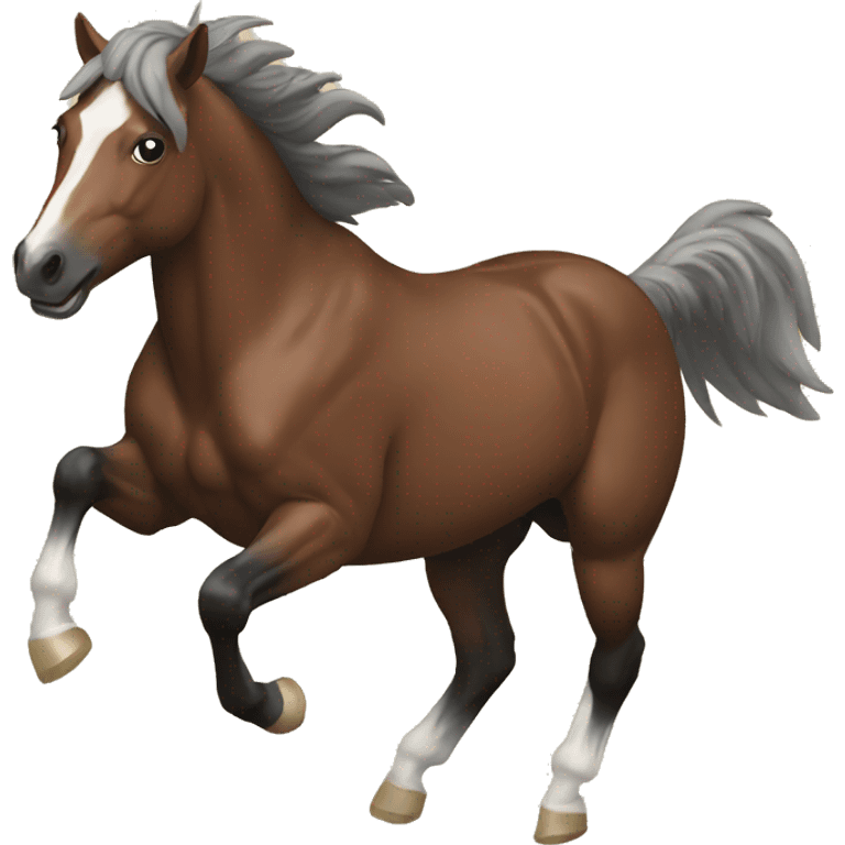 bucking horse emoji