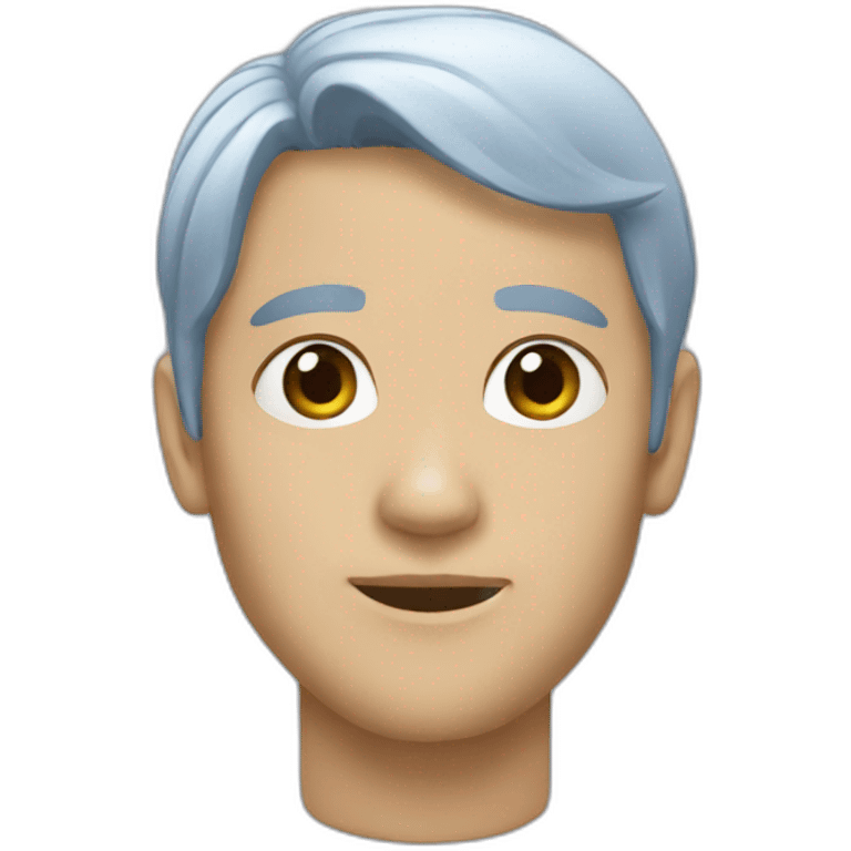 Avatar bleu emoji