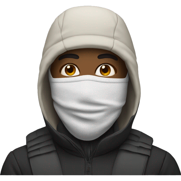 man with ski mask emoji