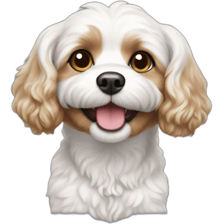 smiling cavachon emoji