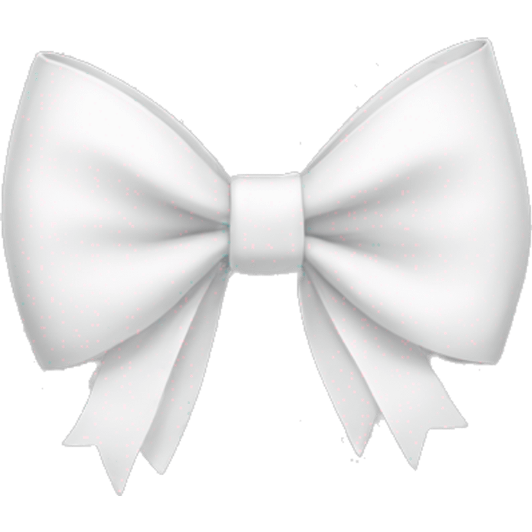 white bow emoji