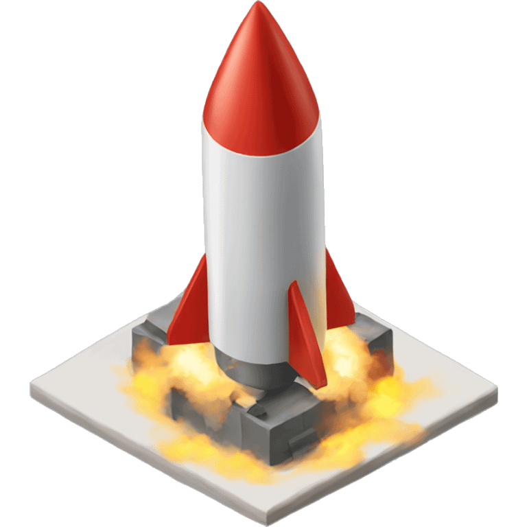 missile isometric emoji