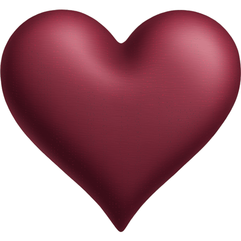 Bordo heart emoji