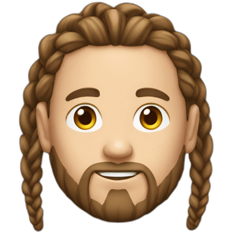 Kllevin Punter with braids basketball emoji