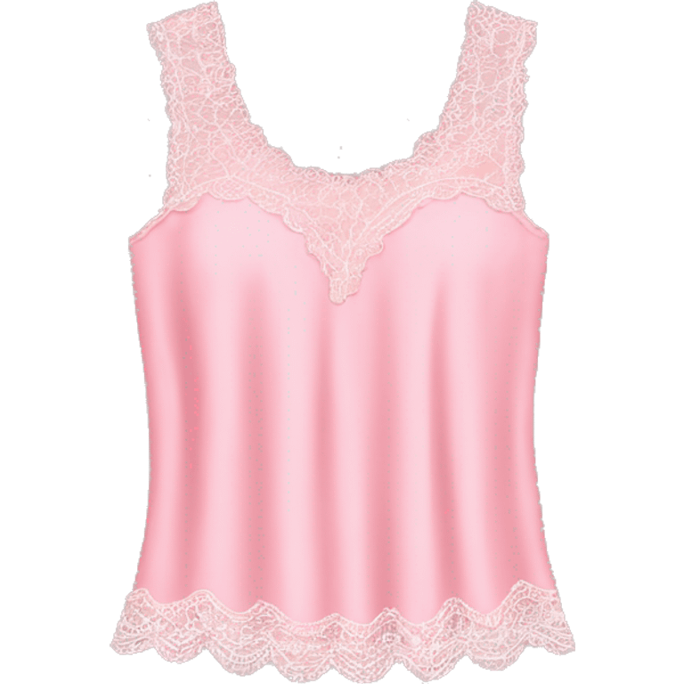  pink top with lace emoji