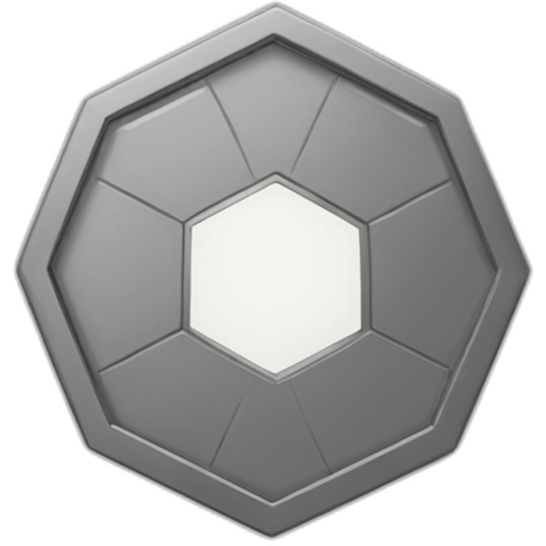 round-coin-with-hexagon-inside emoji