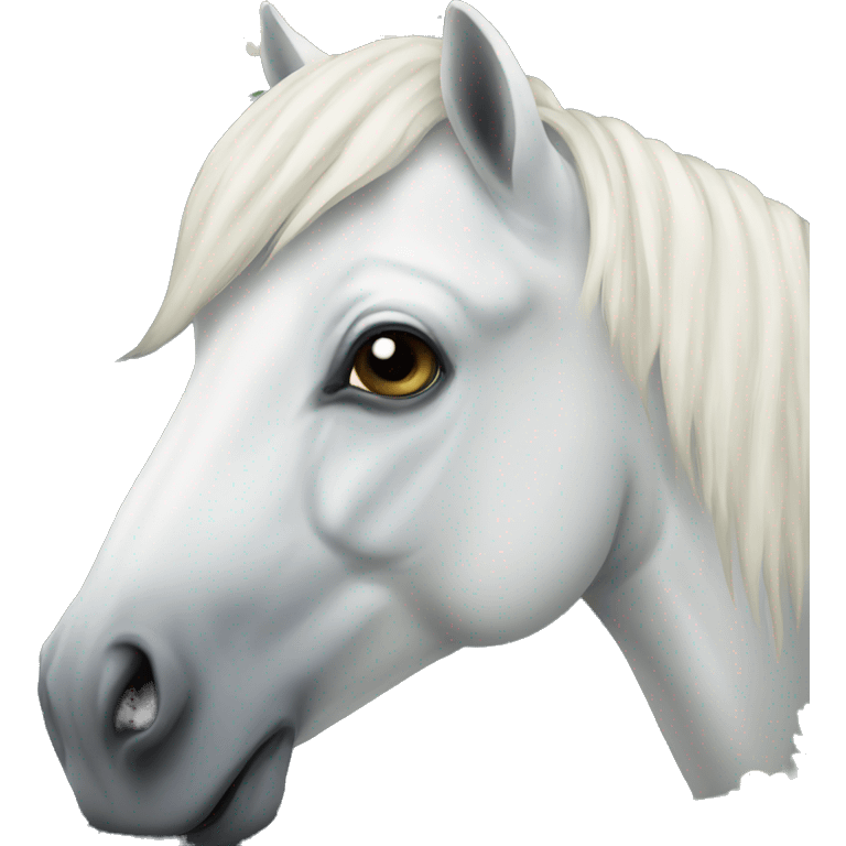 white horse emoji