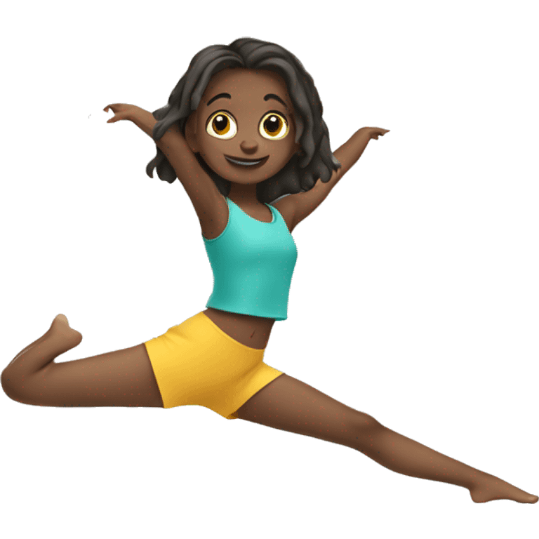 girl doing the splits emoji