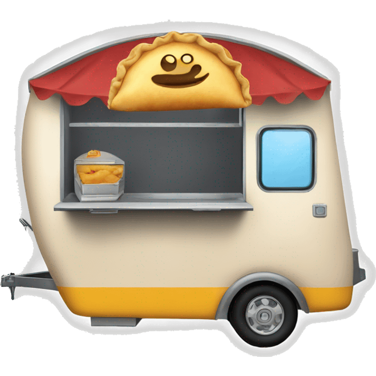 Empanada food trailer emoji