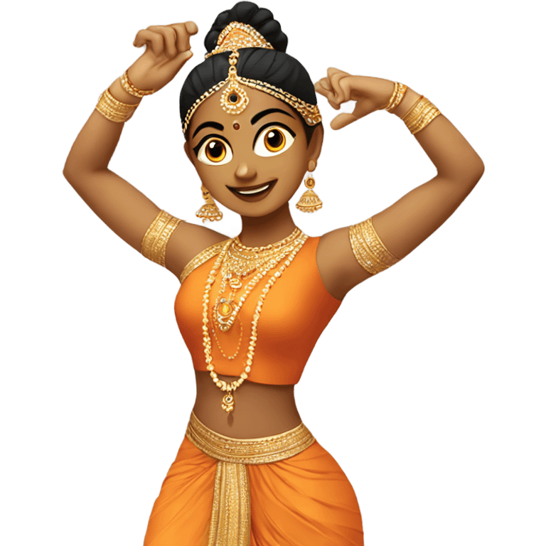 Bharatanatyam dancer emoji