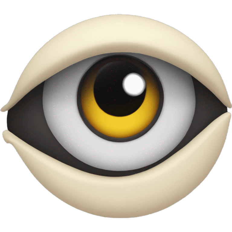 eye with a musical note emoji