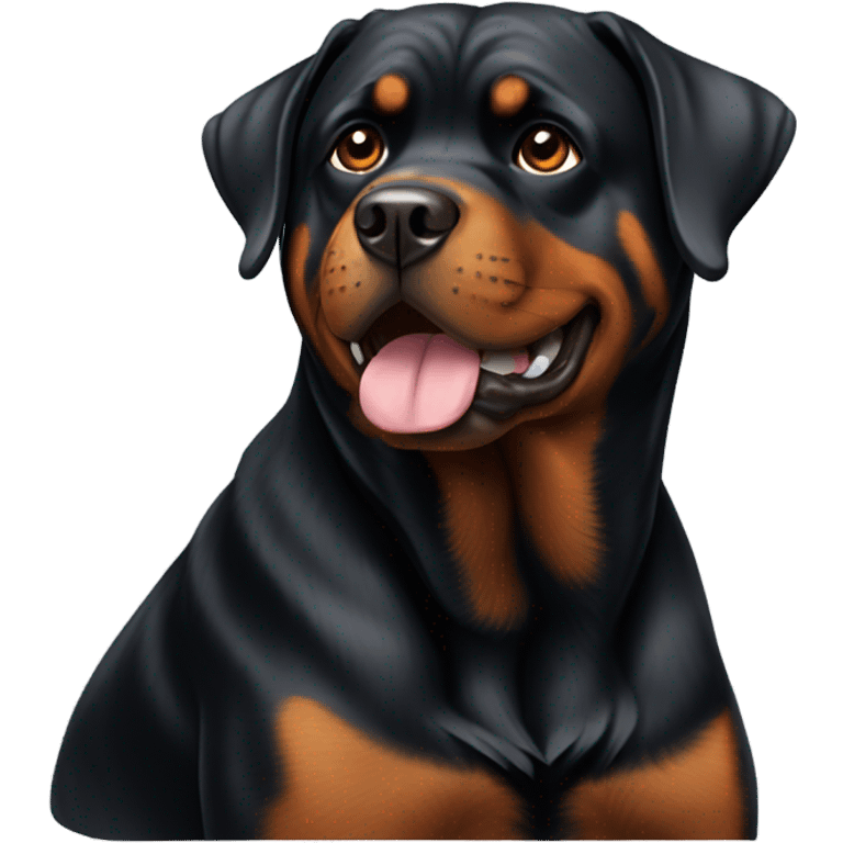 Rottweiler dog emoji