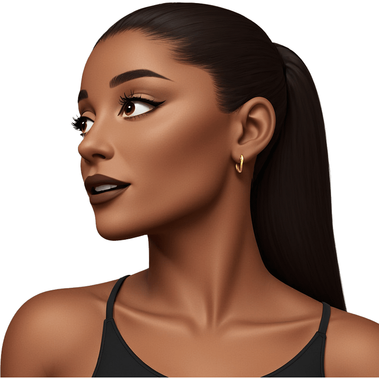 portrait of dark-skinned beauty emoji