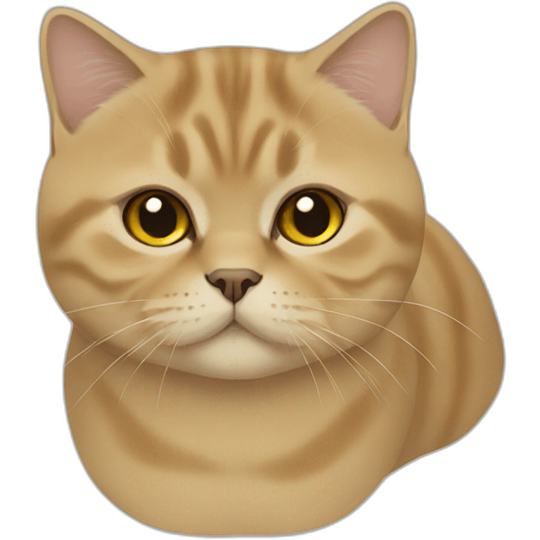 Golden British Shorthair emoji