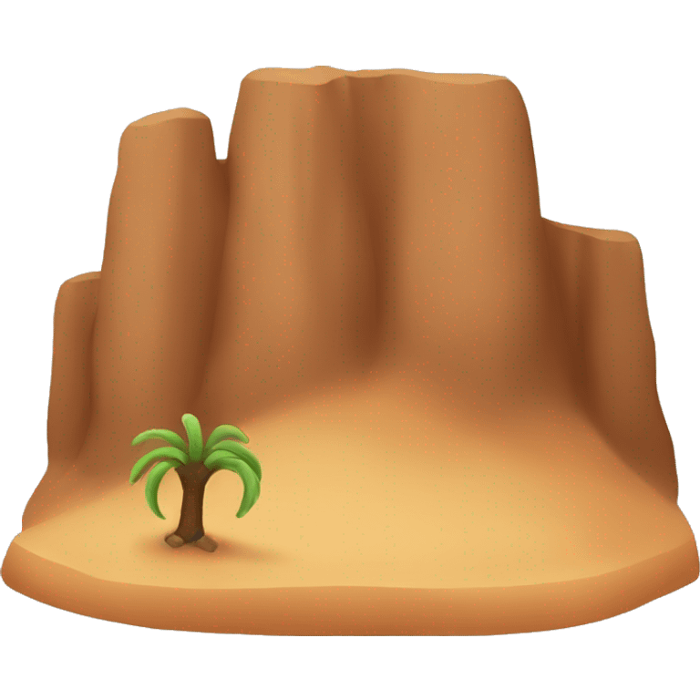 Brown desert  emoji