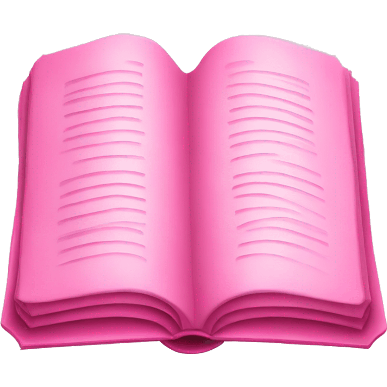 pink open book emoji