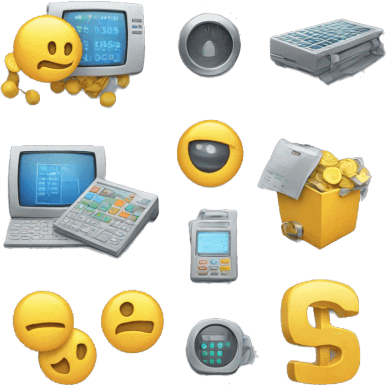 technology and finance emoji