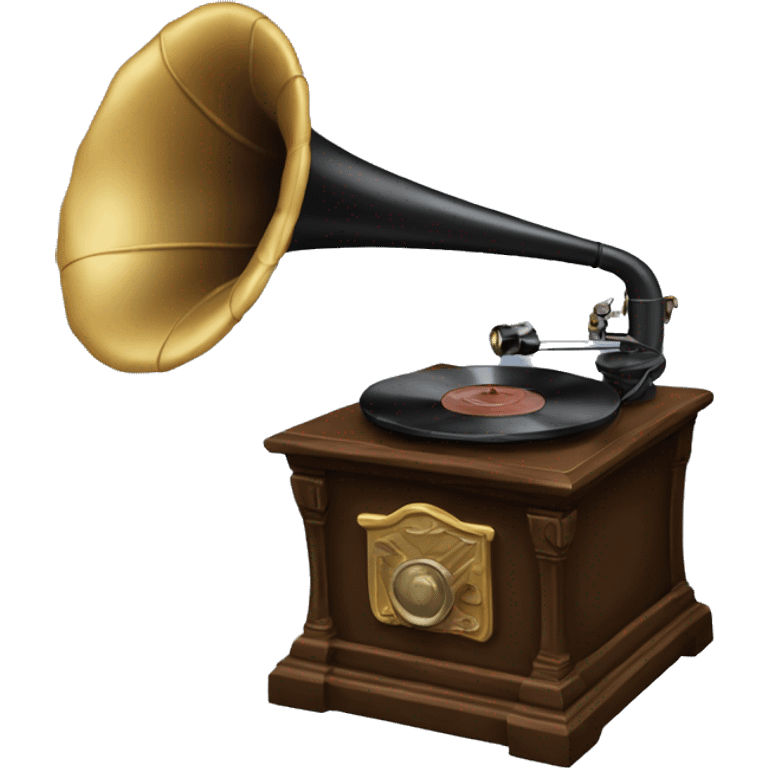 Oldschool gramophone emoji