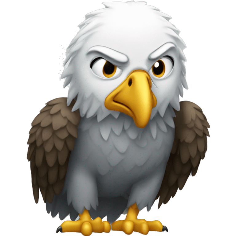 depressed eagle  emoji