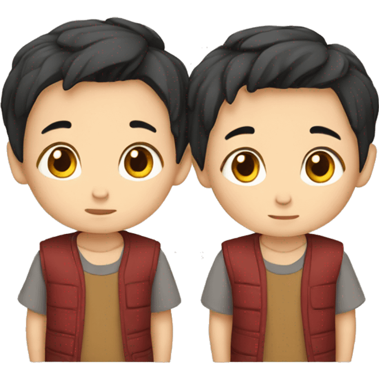 Han Chinese Twin boys emoji