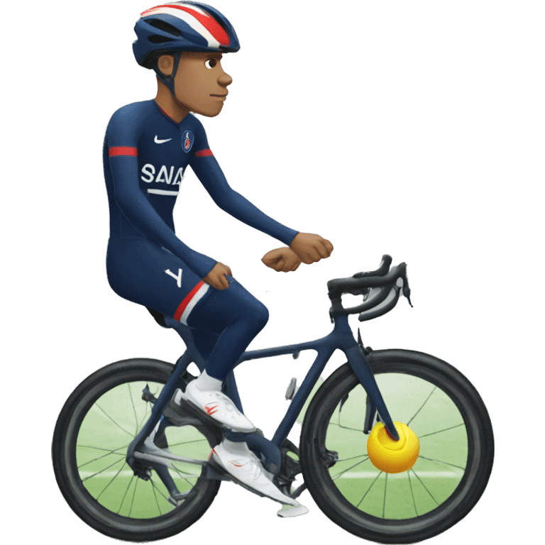 mbappé fait du velo emoji