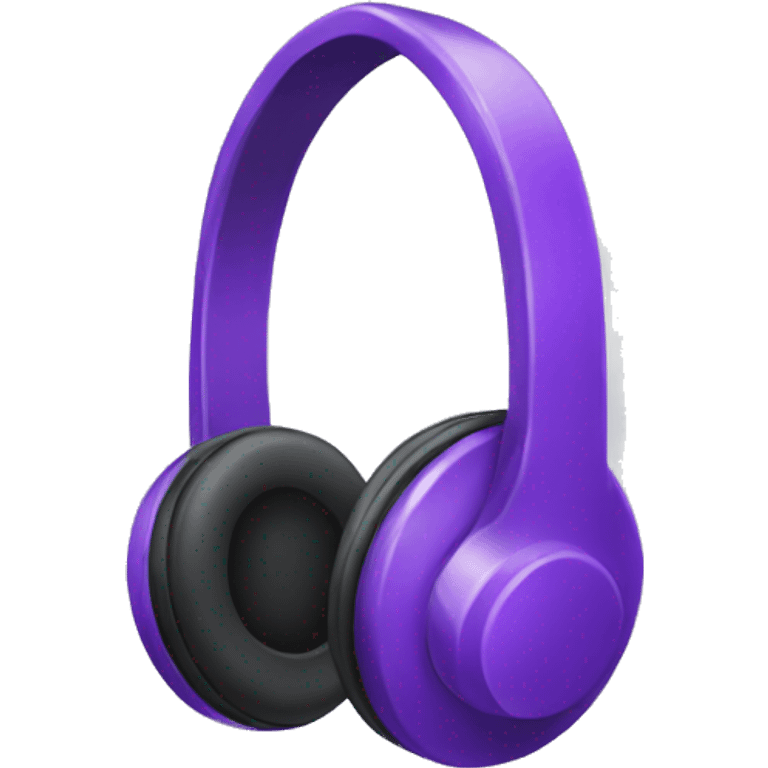 Purple Headphone emoji