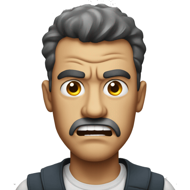 A angry man emoji