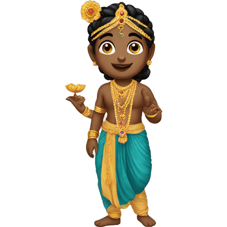 Childhood krishna emoji