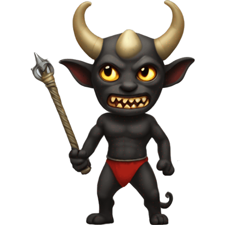 Little res demon with horn emoji