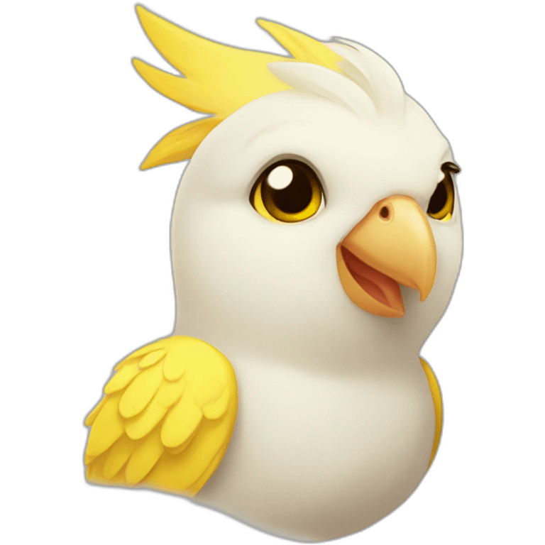 cute-yellow-cockatiel-wink emoji