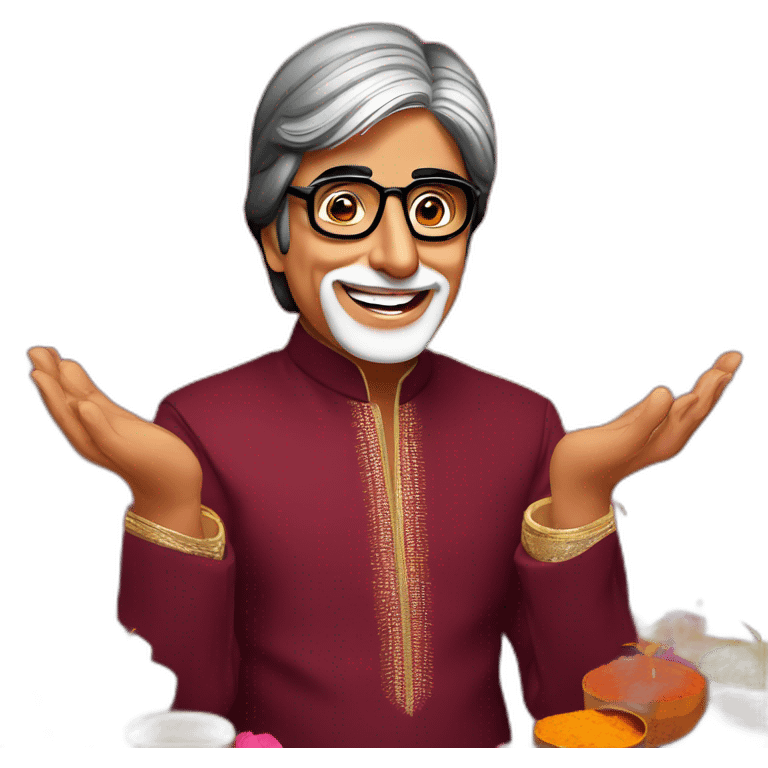 amitabh bachchan celebrating Diwali emoji