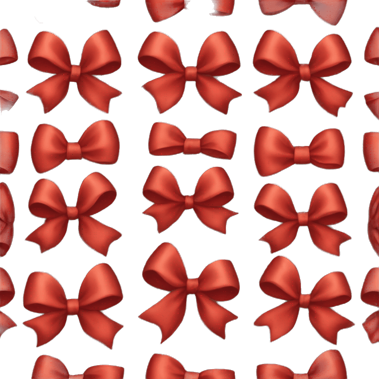 Red bow emoji