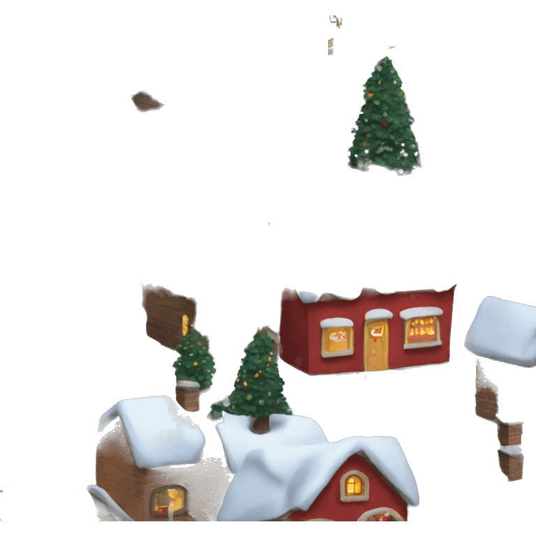 Christmas village emoji