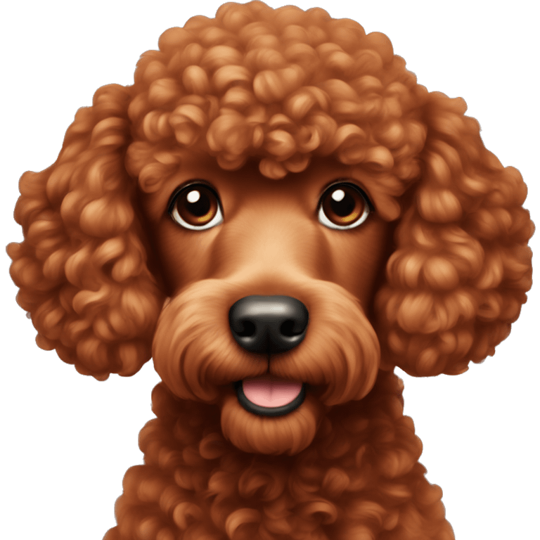 red poodle emoji