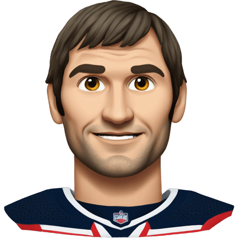 Alexander Ovechkin Realistic face without one tooth emoji