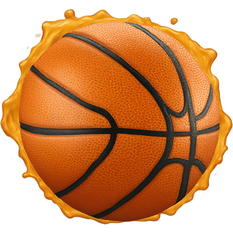 Big juicy basketball  emoji