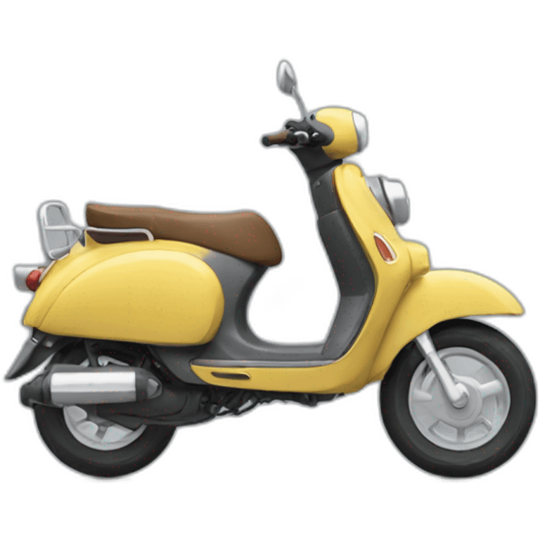 Scooter wheeling emoji