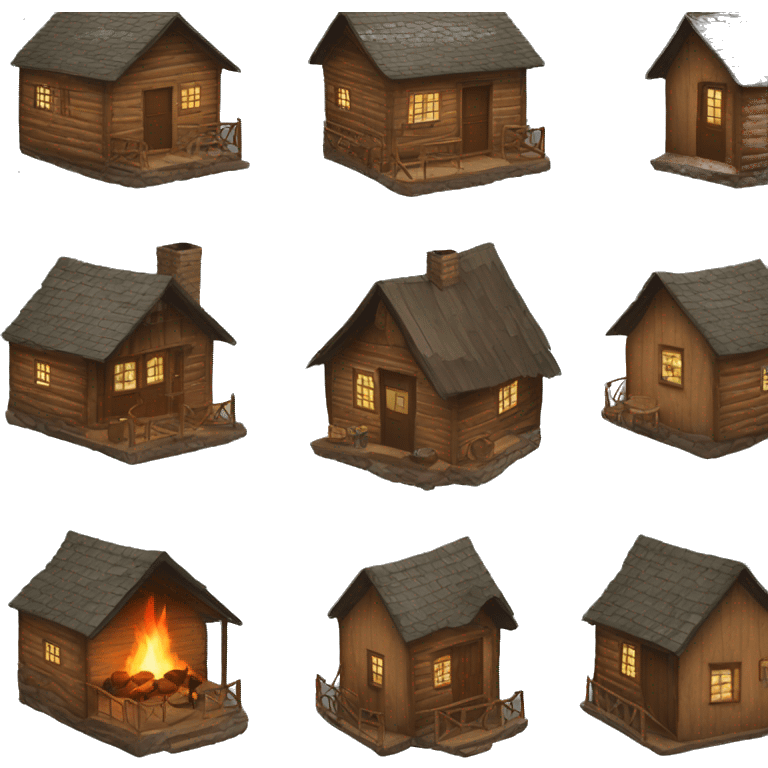 cozzy cabin emoji