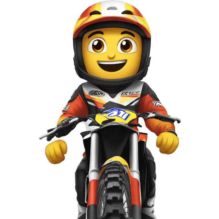 Motocross emoji