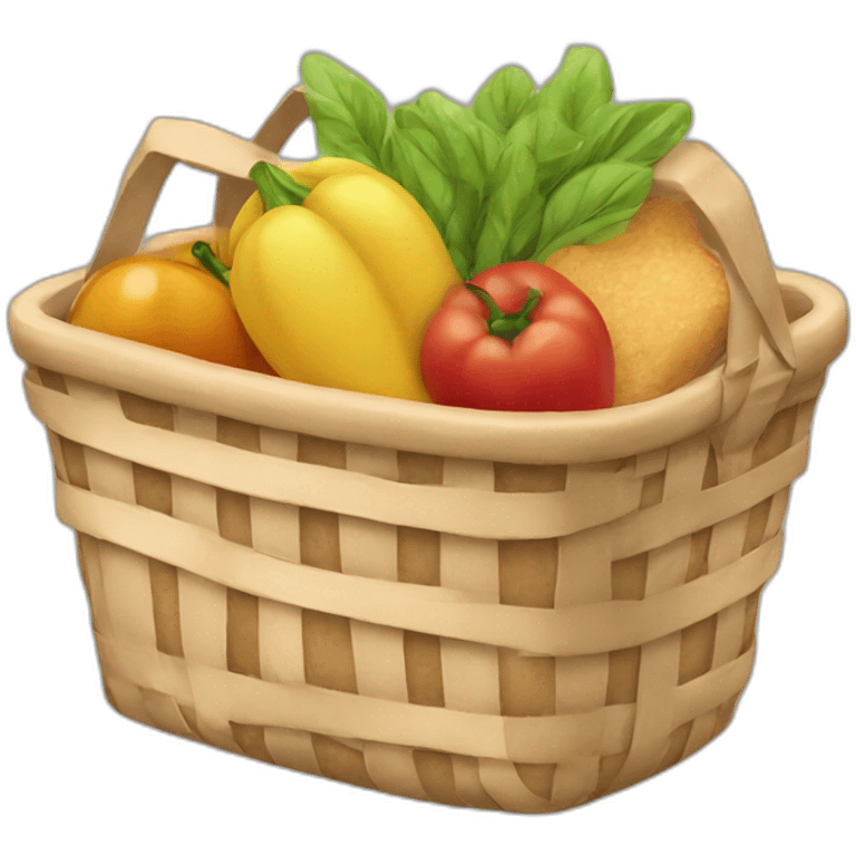 food basket emoji