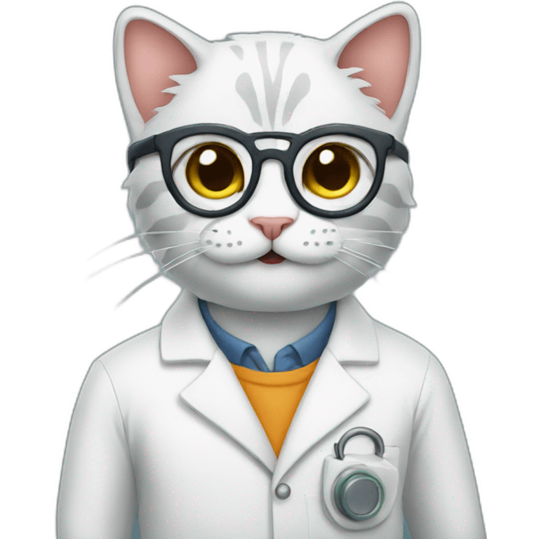 cat scientist emoji