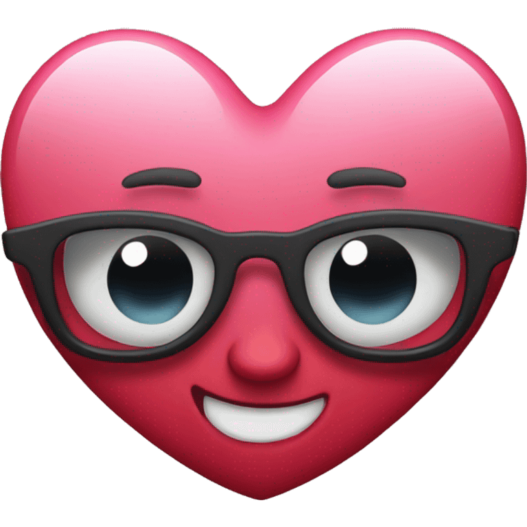 Heart with shades  emoji