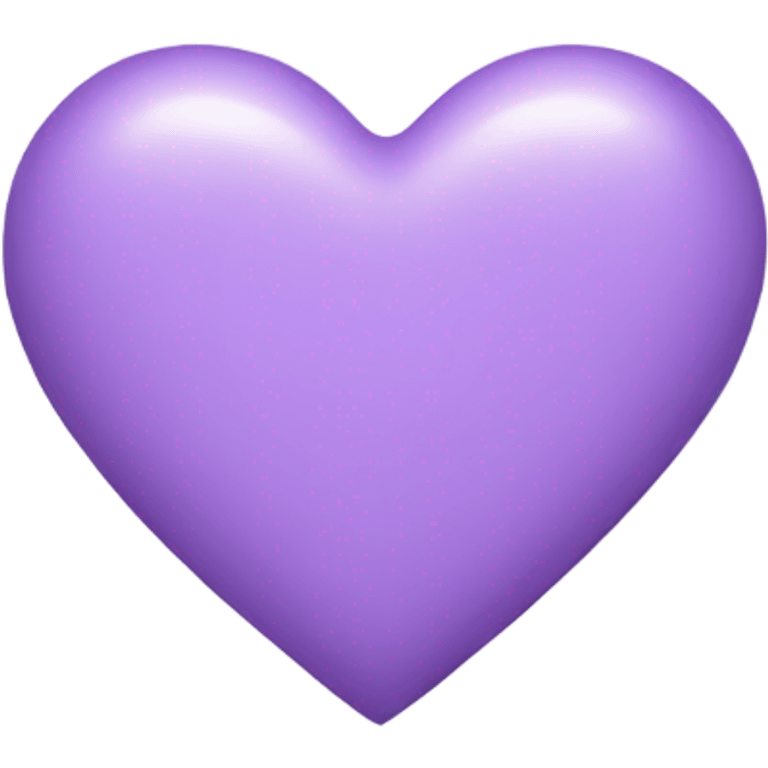 Light purple heart  emoji