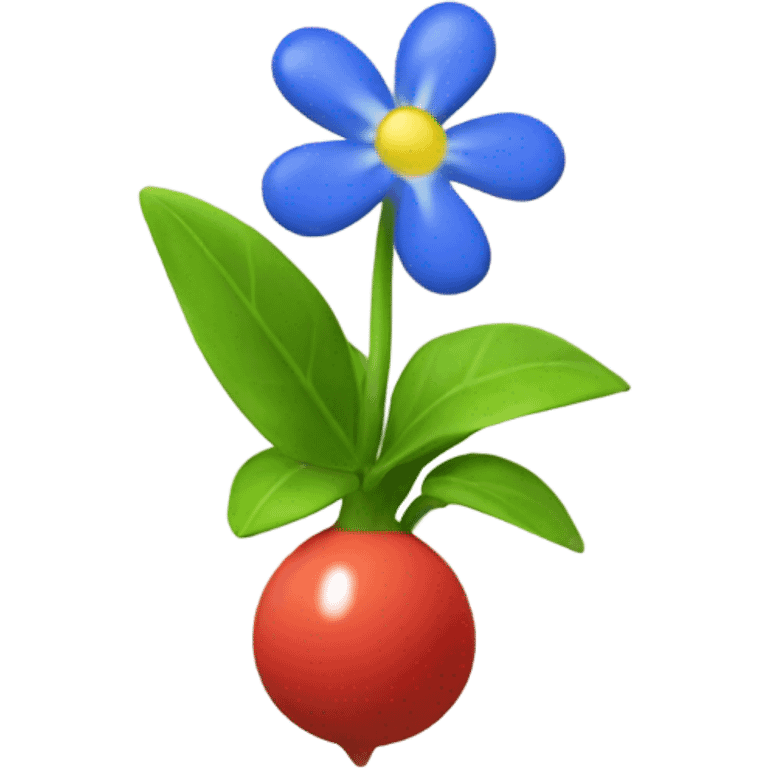 Pikmin with a flower emoji