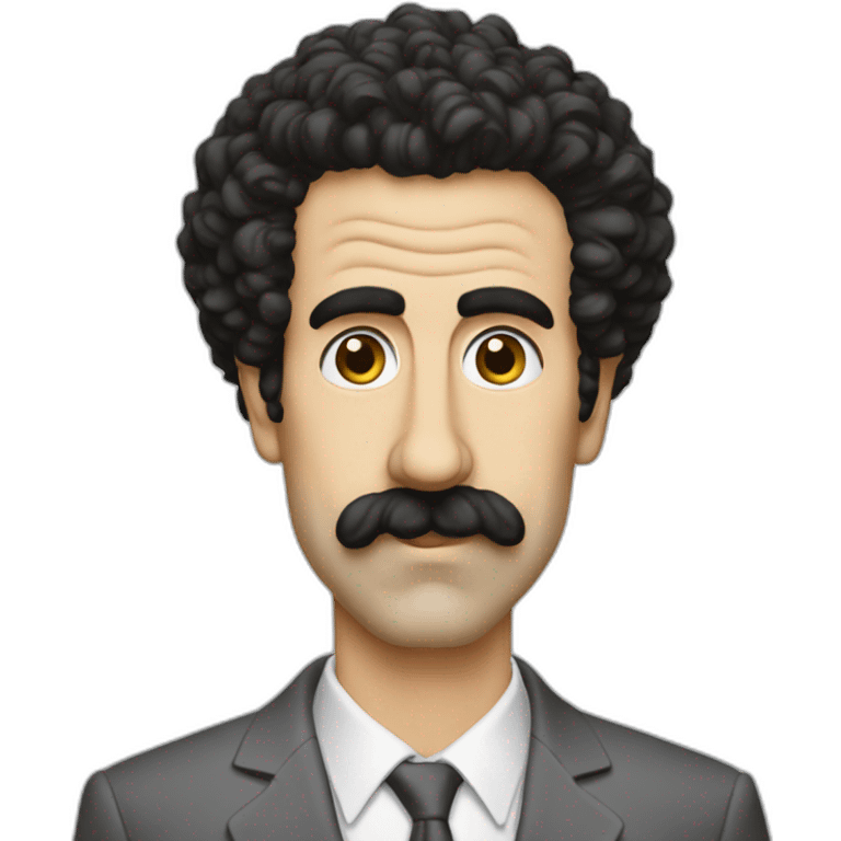 borat clipping emoji