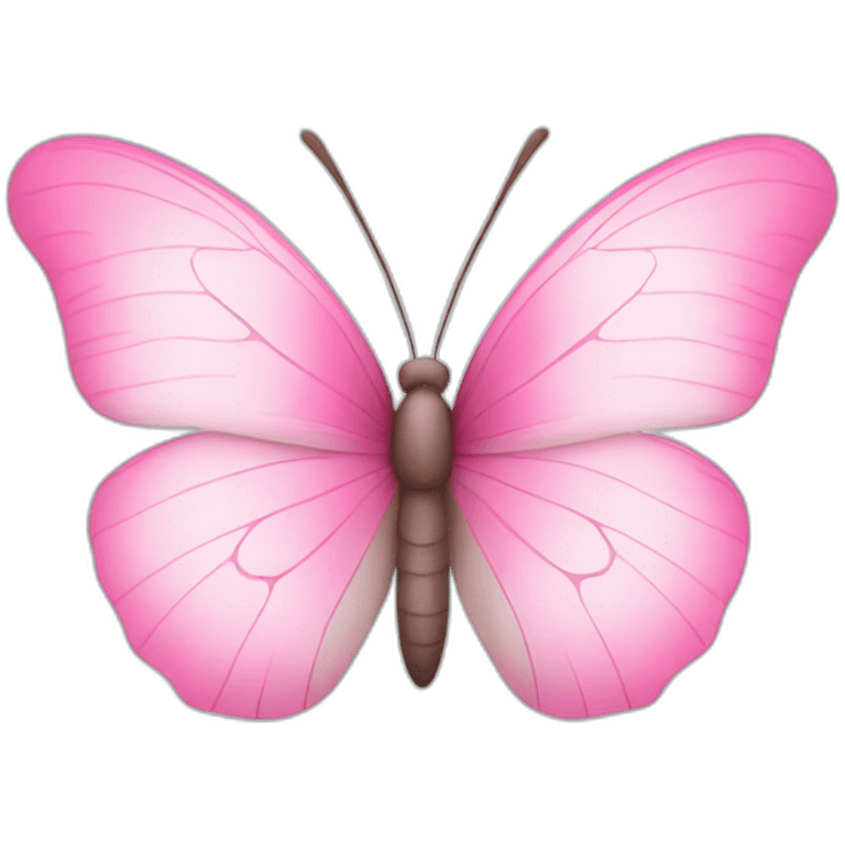 pink and white butterfly emoji