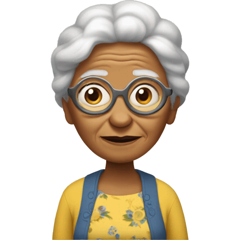 Minions grandmother emoji