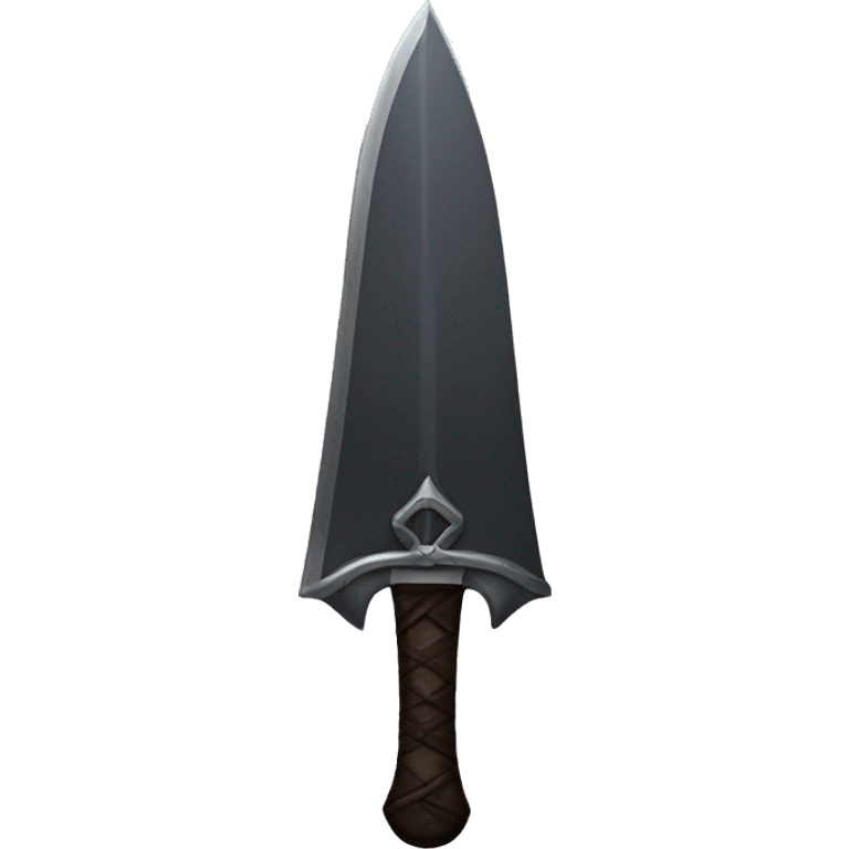 Triple dark blade emoji