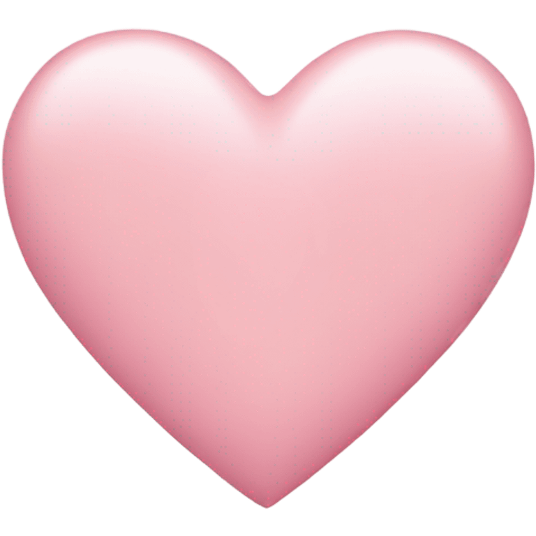 Light pink heart emoji