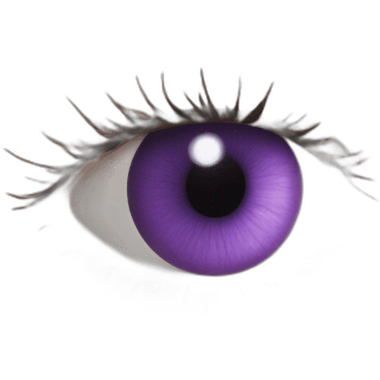 majestic godly violet iris asian eyeball emoji